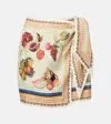 Alemais Mercado Fruit Print Skirt In Multi