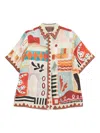 MICHELLE ABSTRACT-PRINT SHIRT