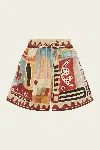 Alemais Michelle Abstract-print Shorts In Multi