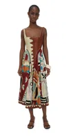 wild fable leather dress Wild Fable Women's Notch Slip Dress - Large - Brown Swirl