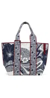 Alemais Mickey Jacquard Beach Tote Navy