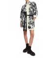 Alemais Mickey Mini Dress In Navy In Multi