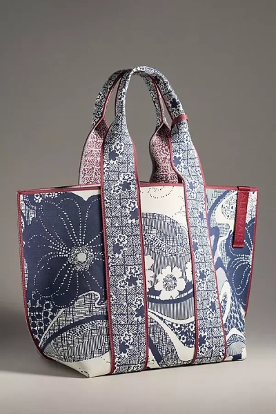 Alemais Micky Jacquard Tote In Blue