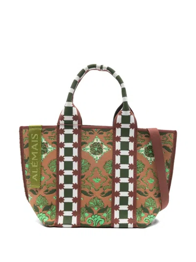 Alemais Mini Cecec Floral-print Tote Bag In Multi