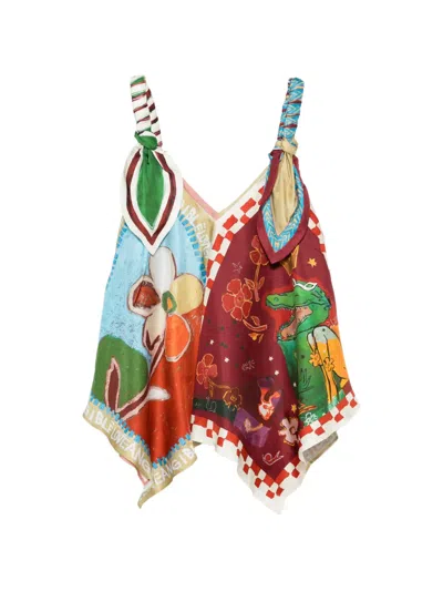 Alemais Mlak Graphic-print Top In Multi