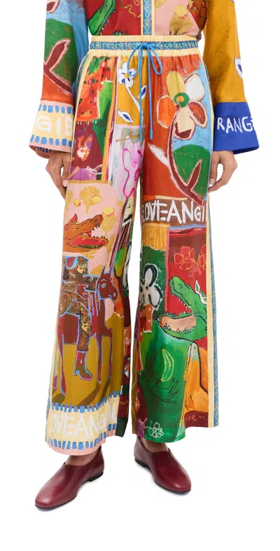 Alemais Mlak Silk Pants Multi