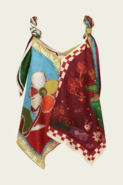 Alemais Mlak Silk Top In Multi