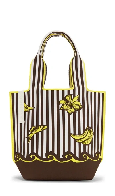 Alemais Mona Jacquard Shopper Tote In Purple