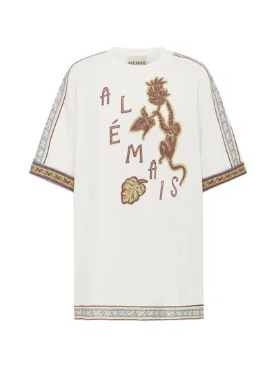 Alemais Monkey Dance Graphic-print T-shirt In Pattern