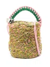 Alemais Monte Fringe Macrame Basketball