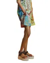 Alemais Monte Linen Shorts In Multi