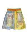 Alemais Multicoloured Colour-blocked Monte Shorts In Multicolor