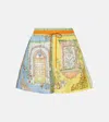 Alemais Multicoloured Colour-blocked Monte Shorts In Multicoloured