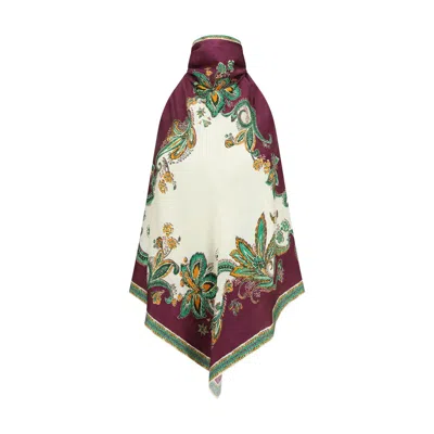 Alemais Multicolor Viscose Blouse In Purple