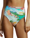 Alemais Nadia High-waist Bikini Bottoms In Multi