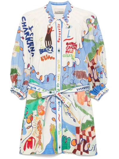 ALEMAIS ALÉMAIS NADIA MINI SHIRTDRESS