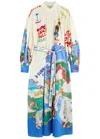 Alemais Nadia Printed Cotton Maxi Dress In Multicoloured