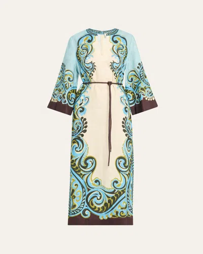 Alemais Natalia Cotton Maxi Dress In Multi