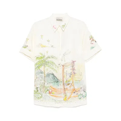 Alemais Neutral Shirts In Multi