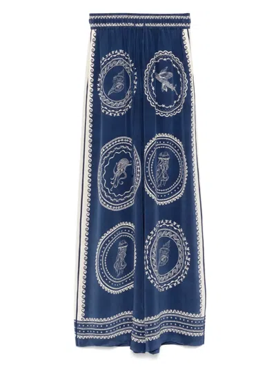 Alemais Ocean Trousers In Blue