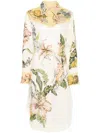 Alemais Oleander Midi Dress In Yellow