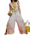 Alemais Olivia Embroidered Top In Cream In Multi