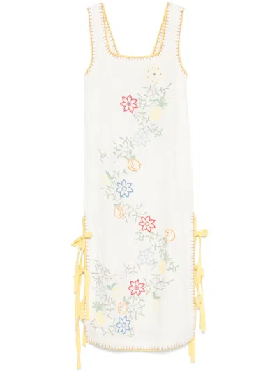 Alemais Olivia Maxi Dress In Neutrals