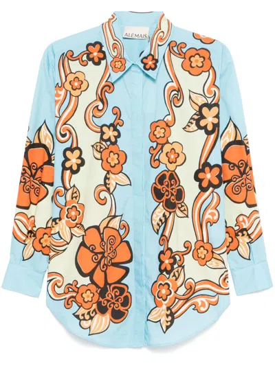 Alemais Ondine Shirt In Blue