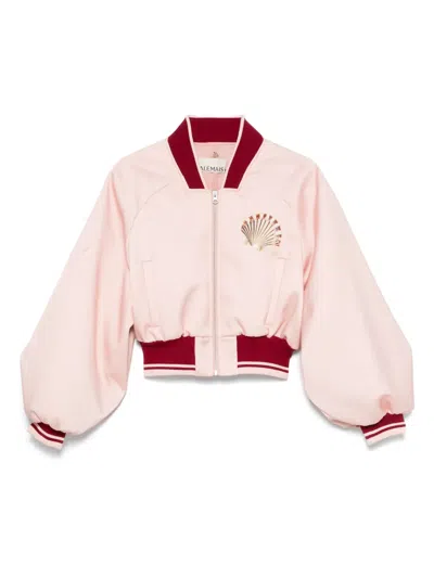 Alemais Opal Rose Bomber Jacket