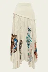 Alemais Orazio Pleated Skirt In Cream In Neutral