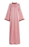 Alemais Orion Beaded Crepe Maxi Dress In Pink