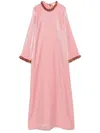 Alemais Orion Beaded Trim Gown In Pink