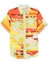 Alemais Palm Island Shirt In Green