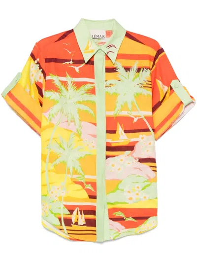Alemais Palm Island Shirt In Multicolor