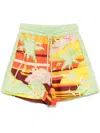Alemais Palm Island Shorts In Green