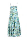 Alemais Pam Floral-print Cotton-poplin Midi Dress