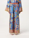 Alemais Luis Printed Silk-twill Trousers In Mandarin