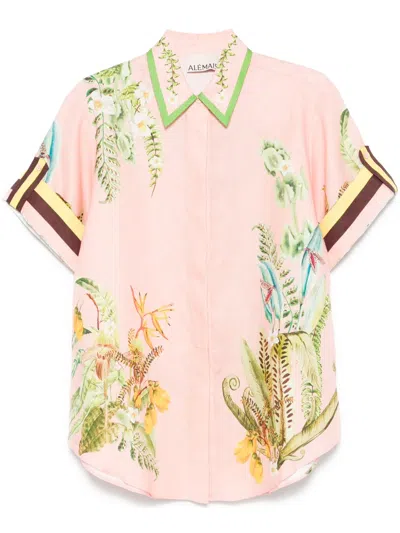 Alemais Papaya Shirt In Pink