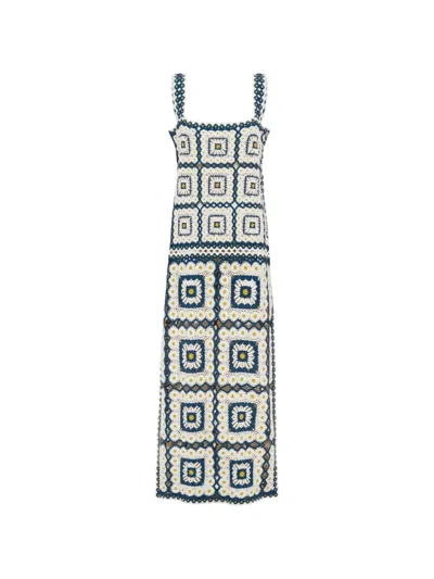 Alemais Patchwork-crochet Maxi Dress In Multi