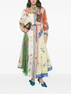 Alemais Patchwork-printed Dress In Multi