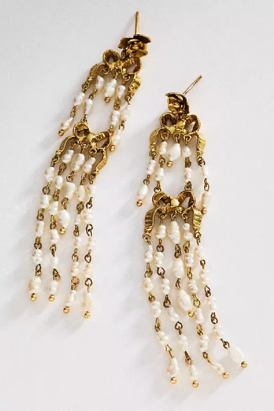Alemais Pearl Duster Drop Earrings In Multi