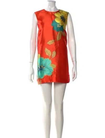 Pre-owned Alemais Piato Mini Dress W/ Tags In Orange