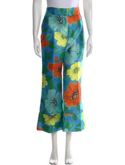Pre-owned Alemais Piato Pant Wide Leg Pants W/ Tags In Blue