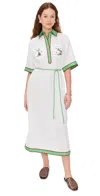 Alemais Play Polo Dress Cream In White