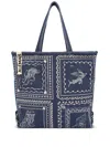 Alemais Printed-design Tote Bag In Blue