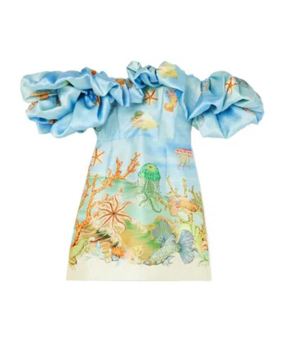 Alemais Printed Mini Dress In Multi