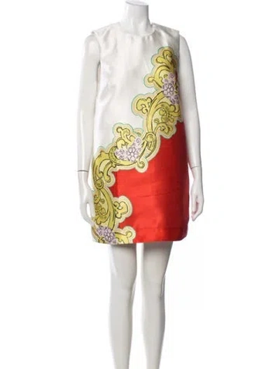Pre-owned Alemais Printed Mini Dress In Multi