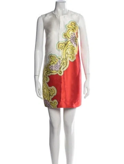 Pre-owned Alemais Printed Mini Dress In Multicolor