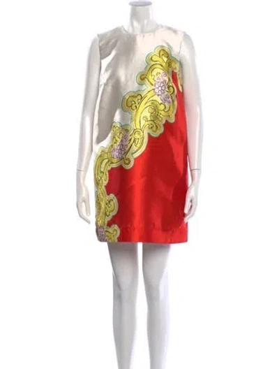 Pre-owned Alemais Printed Mini Dress W/ Tags In Multicolor