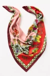 Alemais Printed Silk Scarf In Multi